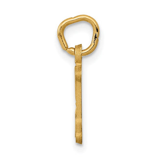 14k Yellow Gold Initial I Charm C565I