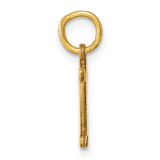 14k Yellow Gold Initial I Charm C565I