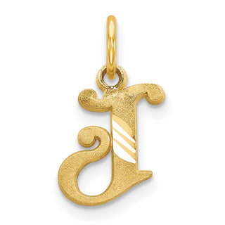 14k Yellow Gold Initial J Charm C565J