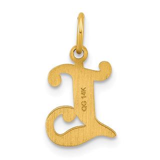 14k Yellow Gold Initial L Charm C565L