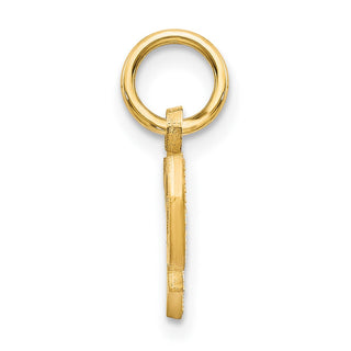 14k Yellow Gold Initial P Charm C565P
