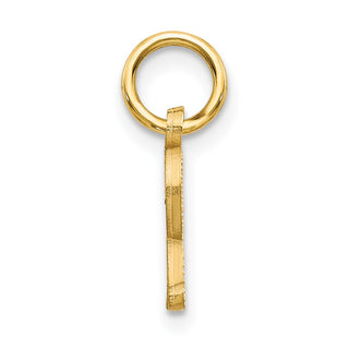 14k Yellow Gold Initial R Charm C565R