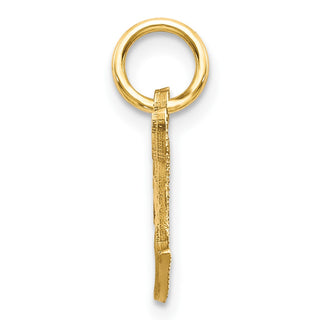 14k Yellow Gold Initial T Charm C565T