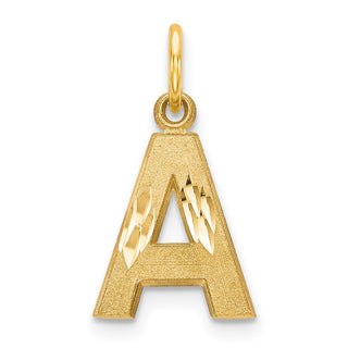 14k Yellow Gold Initial A Charm C566A