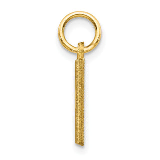 14k Yellow Gold Initial H Charm C566H