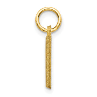 14k Yellow Gold Initial H Charm C566H