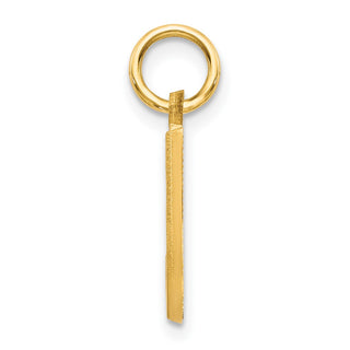 14k Yellow Gold Initial J Charm C566J