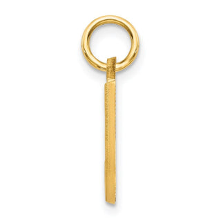 14k Yellow Gold Initial J Charm C566J