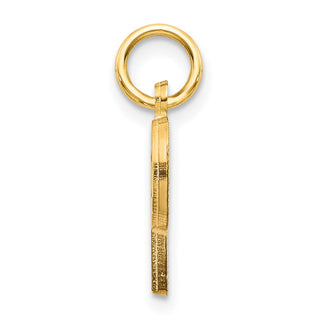 14k Yellow Gold Initial P Charm C566P