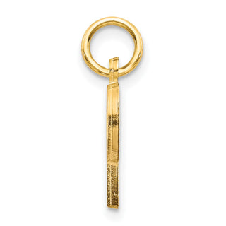14k Yellow Gold Initial P Charm C566P