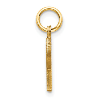14k Yellow Gold Initial R Charm C566R