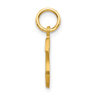 14k Yellow Gold Initial S Charm C566S