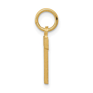 14k Yellow Gold Initial T Charm C566T