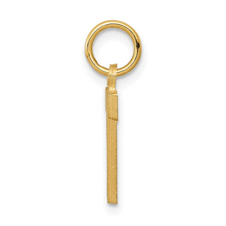 14k Yellow Gold Initial T Charm C566T
