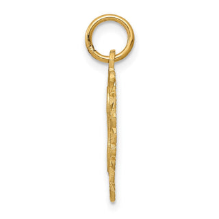 14k Yellow Gold Initial G Charm C568G