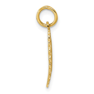 14k Yellow Gold Initial K Charm C568K