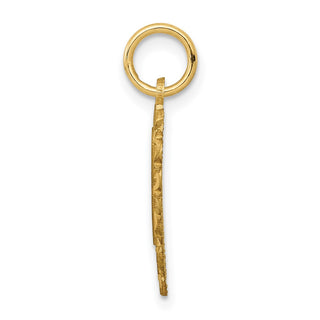14k Yellow Gold Initial L Charm C568L