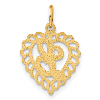 14k Yellow Gold Initial L Charm C568L