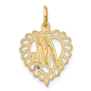 14k Yellow Gold Initial M Charm C568M