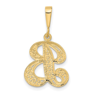 14k Yellow Gold Initial B Charm C569B