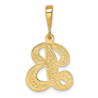 14k Yellow Gold Initial B Charm C569B