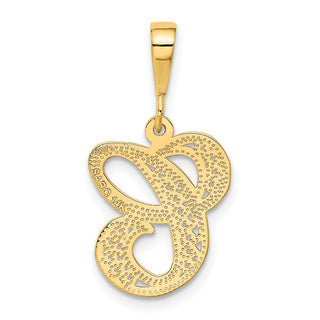 14k Yellow Gold Initial C Pendant C569C