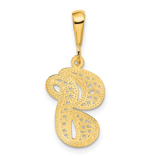 14k Yellow Gold Initial G Charm C569G