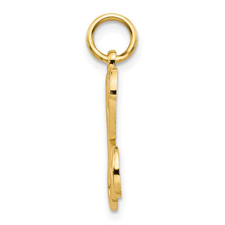 14k Yellow Gold Initial K Charm C569K