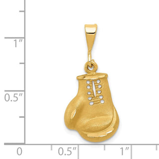 14k Yellow Gold Boxing Glove Pendant C591