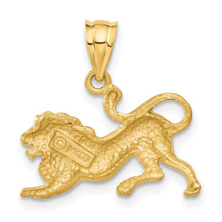 14k Yellow Gold Lion Charm C83