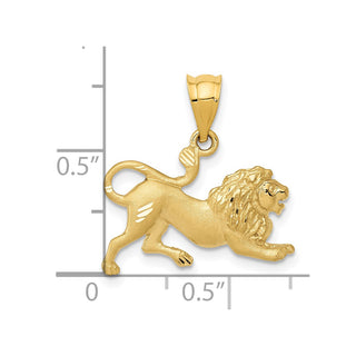 14k Yellow Gold Lion Charm C83