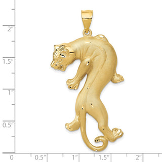 14k Yellow Gold Panther Pendant C87