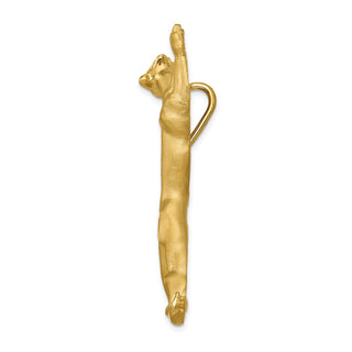 14k Yellow Gold Panther Pendant C90