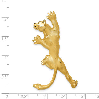 14k Yellow Gold Panther Pendant C90