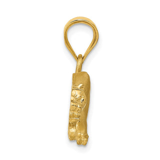 14k Yellow Gold Panther Pendant C92