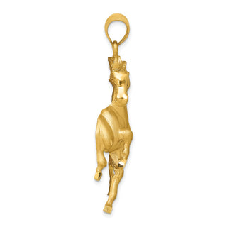14k Yellow Gold Horse Pendant C98