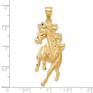 14k Yellow Gold Horse Pendant C98