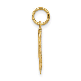 14k Yellow Gold 20 In Heart Charm