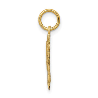 14k Yellow Gold 50 In Heart Charm