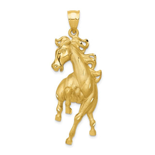 14k Yellow Gold Horse Pendant C98