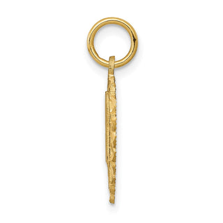 14k Yellow Gold 18 In Heart Charm