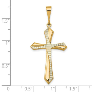 14k Yellow Gold Passion Cross Pendant CH110Y