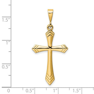 14k Yellow Gold Passion Cross Pendant CH126Y