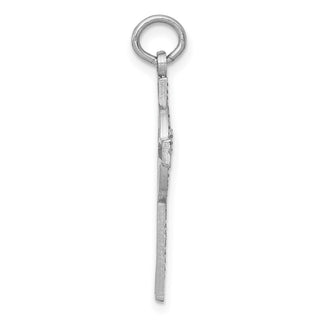 14k White Gold Celtic Cross Charm CH127