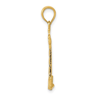14k Yellow Gold Lighthouse Pendant D1348