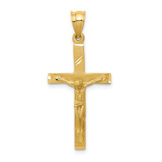 14k Yellow Gold Crucifix Pendant D172