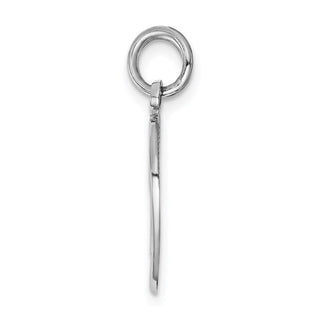 14k White Gold Daughter/Mom 2 Piece Heart Charm