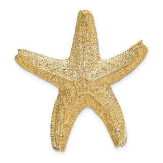 14k Yellow Gold Starfish Slide
