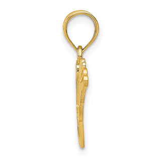 14k Yellow Gold Rabbit Pendant