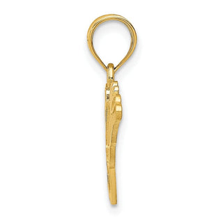 14k Yellow Gold Rabbit Pendant